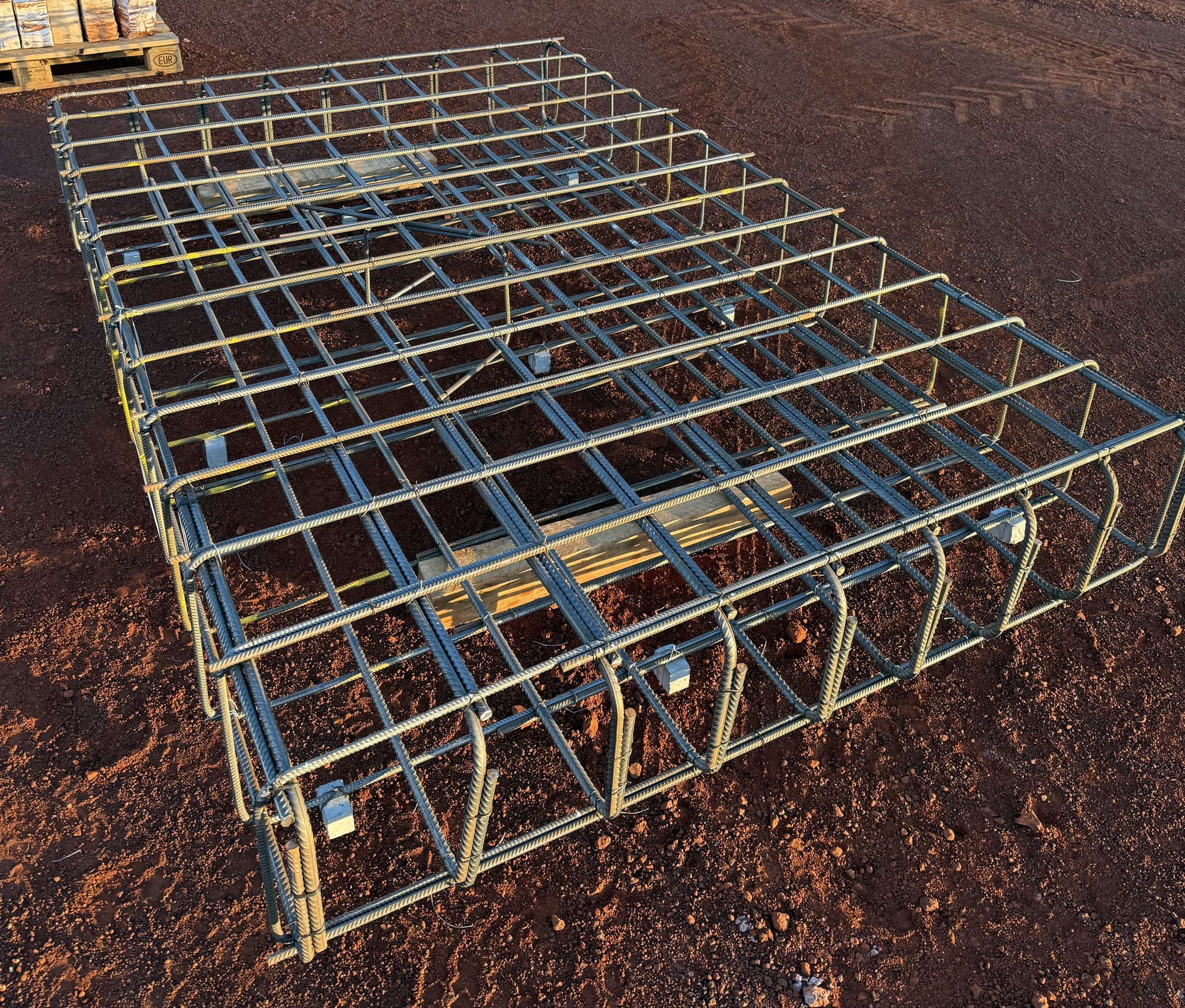 Prefabricated rebar cage for steel fixing